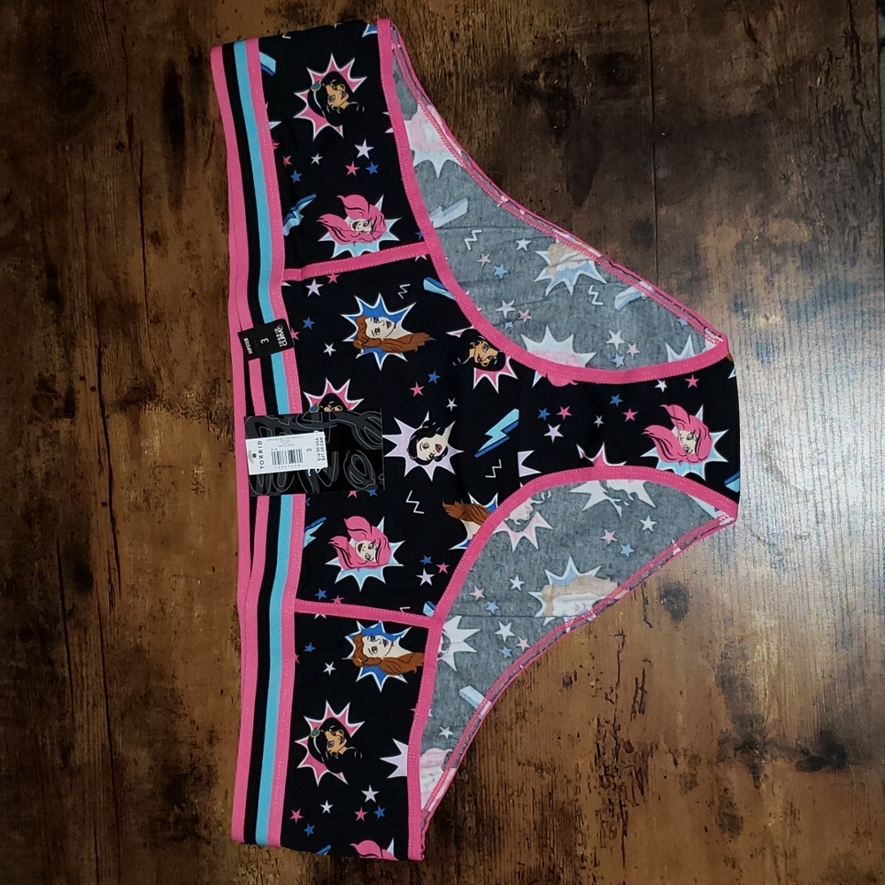 NWT Torrid Hipster Disney Princess Cotton Panty Underwear